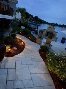 Stonework Walkways Hardscaping Project by Frank Jaros